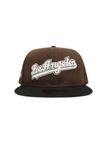 Load image into Gallery viewer, New Era 5950 Dodgers Glow in the Dark Hat - Brown/Black
