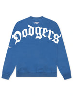 Load image into Gallery viewer, Pro Standard Dodgers Script Wingspan Crewneck - Blue
