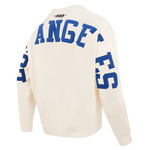 Load image into Gallery viewer, Pro Standard LA Dodgers Wingspan Drop Shoulder Crewneck - Eggshell

