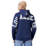 Load image into Gallery viewer, Pro Standard La Dodgers Wingspan Drop Shoulder Hoodie - Midnight Navy
