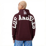 Load image into Gallery viewer, Pro Standard La Dodgers Wingspan Drop Shoulder Hoodie - Wine
