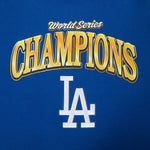 Load image into Gallery viewer, Pro Standard LA Dodgers World Series Fleece Hoodie - Royal Blue
