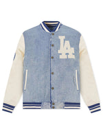 Load image into Gallery viewer, Pro Standard LA Dodgers Varsity Blues Jacket - Denim Blue
