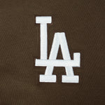 Load image into Gallery viewer, Pro Standard Womens LA Dodgers Cropped Wingspan Crewneck - Brown
