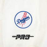 Load image into Gallery viewer, Pro Standard Womens LA Dodgers Cropped Wingspan Crewneck - Eggshell

