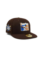 Load image into Gallery viewer, New Era 5950 LA Dodgers Jackie Robinson 75 Years Hat - Brown
