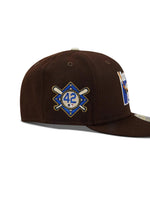 Load image into Gallery viewer, New Era 5950 LA Dodgers Jackie Robinson 75 Years Hat - Brown
