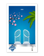 Load image into Gallery viewer, Los Angeles Dodgers Minimalist World Series 2025 Limited Edition Art Print (LAD)
