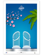 Load image into Gallery viewer, Los Angeles Dodgers Minimalist World Series 2025 Limited Edition Art Print (LAD)
