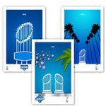 Load image into Gallery viewer, Los Angeles Dodgers Minimalist World Series 2025 Limited Edition Art Print (LAD)
